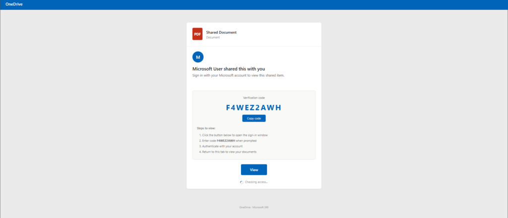 Kali365 - Phishing Page