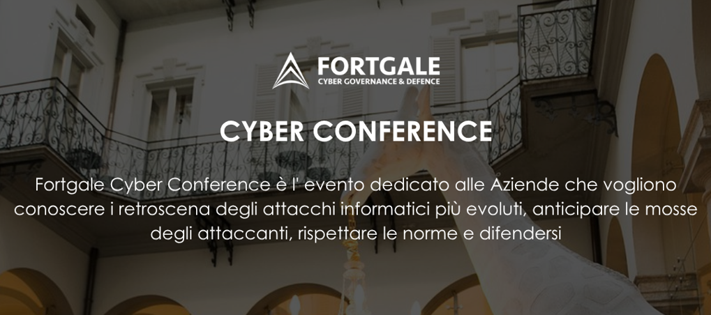Fortgale Cyber Conference · Hotel Indigo Milan · 19 July 2023